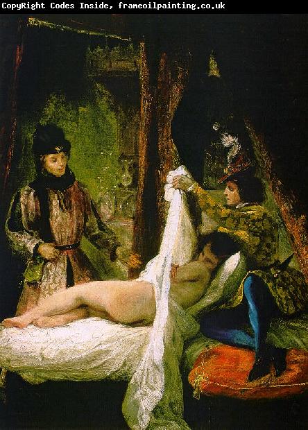 Eugene Delacroix Louis d'Orleans Showing his Mistress